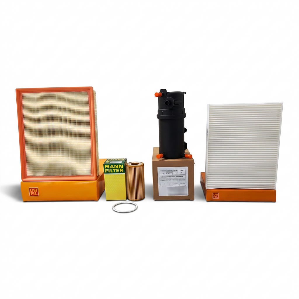 Kit de filtros KENAI´S COM para Volkswagen Amarok TDI, incluye filtros de aire, aceite, diésel y cabina de alta calidad.