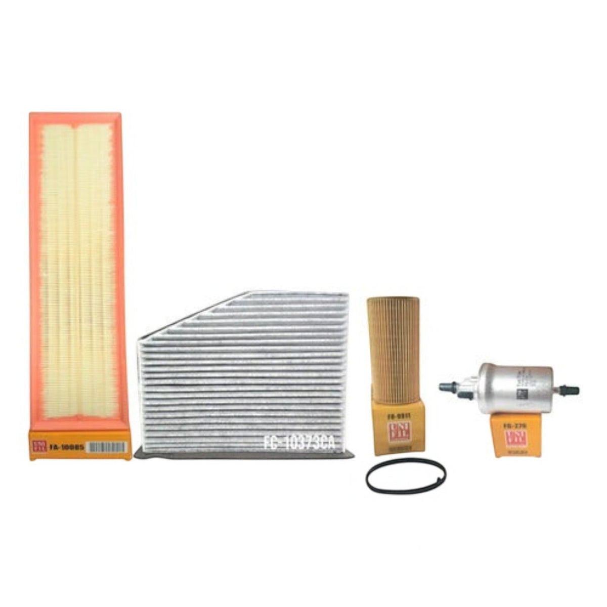 Kit de filtros KENAI´S COM para VW Bora 2.5L y Jetta Mk6, incluye filtros de aire, aceite, gasolina y cabina.