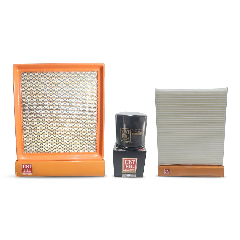 Kit de filtros de afinación KENAI´S COM para VW Virtus 1.6L, incluye filtro de aire, aceite y cabina Unifil.